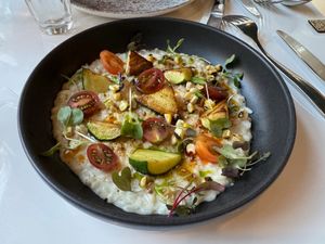 Risotto at Bistro Tendresse in Montreal