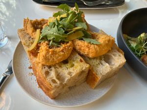 Focaccia at Bistro Tendresse in Montreal