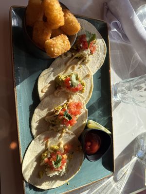 Breakfast tacos   at Bistro Tendresse in Montreal