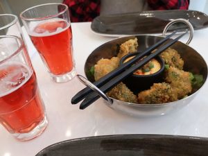 Oh that broccoli ❤️ at Bistro Tendresse in Montreal