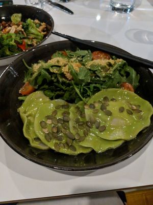 Ravioli at Bistro Tendresse in Montreal