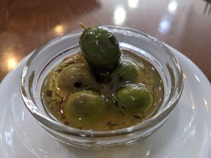 A little starter from the house at Mostaza y Media in Gijon