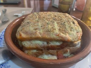Francesinha  at Mostaza y Media in Gijon