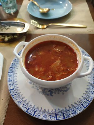 Sopa de ajo at Mostaza y Media in Gijon