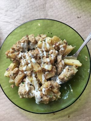 No pollo al ajillo  at Mostaza y Media in Gijon