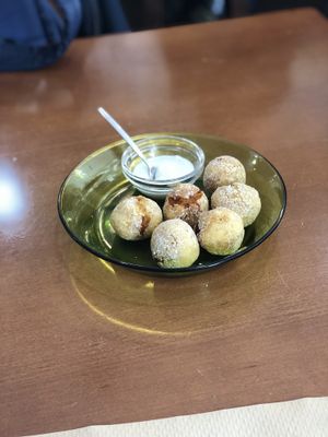 Croquetas de tortilla at Mostaza y Media in Gijon