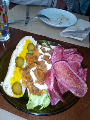 Sloopy joe Vegan at Mostaza y Media in Gijon