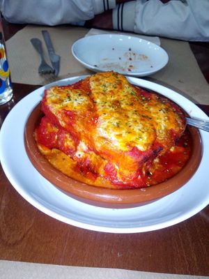 Francesinha at Mostaza y Media in Gijon