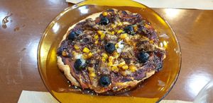 The pizza at Mostaza y Media in Gijon