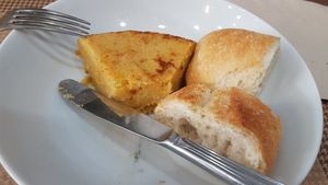 Spanish omelet at Mostaza y Media in Gijon