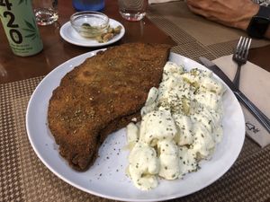 Cachopo vegano... sin palabras at Mostaza y Media in Gijon