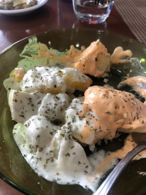 Patatinas alioli at Mostaza y Media in Gijon