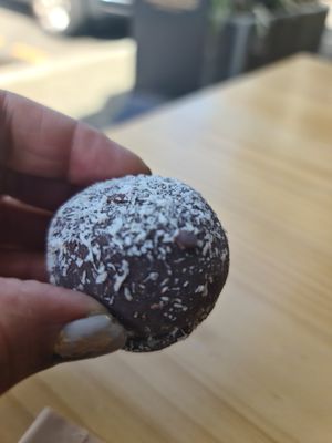 Lamington protein ball at Sadie Black in Albion