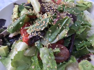 Chopped vegetable salad at Flower Child in Washington