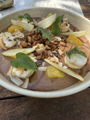 Golden Mojo Smoothie Bowl  at Provisions of Arrowtown in Arrowtown