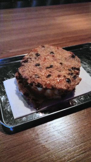 Ice cream cookie Sandwich at Dirty Vegan in Stockholm