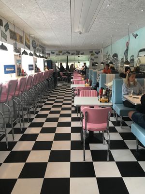Interior at Stacy's Diner in Koege