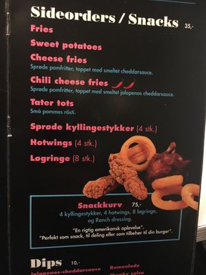 Også vegetar-valg 😉 at Stacy's Diner in Koege