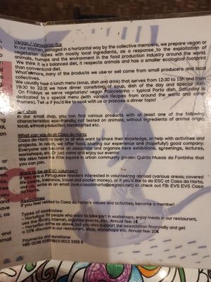 Story behind casa da horta at Casa da Horta in Porto