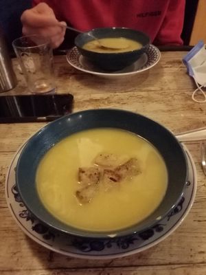 Soup at Casa da Horta in Porto