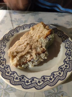 Lemon cake at Casa da Horta in Porto