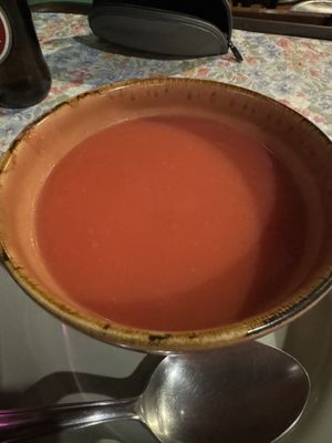 Beet  soup   at Casa da Horta in Porto