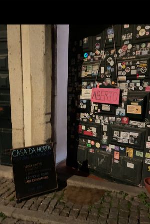 Unfortunately I did not take many pics… I was totally astonished by the w we whole experience. This is a must-visit in Porto 🌱   at Casa da Horta in Porto