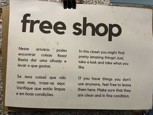 Sign  at Casa da Horta in Porto