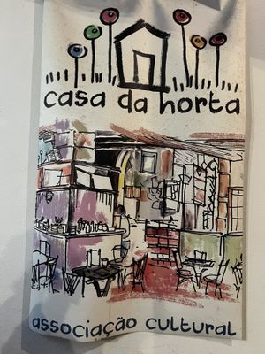 Entrance  at Casa da Horta in Porto