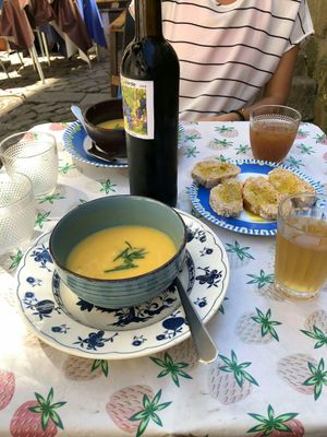 Split pea soup at Casa da Horta in Porto