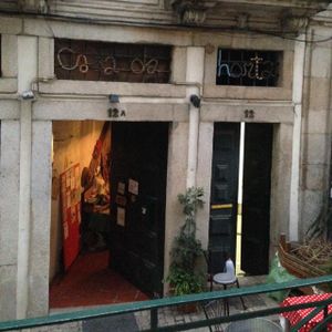 Outside view at Casa da Horta in Porto