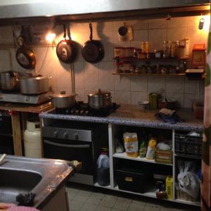 View of the kitchen - homemade food at its best at Casa da Horta in Porto