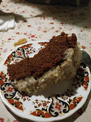 Tarta de algarroba at Casa da Horta in Porto