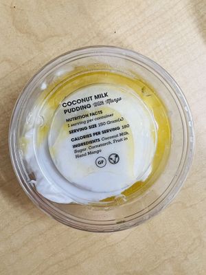 Coconut Milk Pudding - vegan and gluten free, and YUM!   at BIBIBOP in Dayton