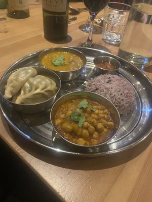 The vegan platter   at Four Friends in Congleton