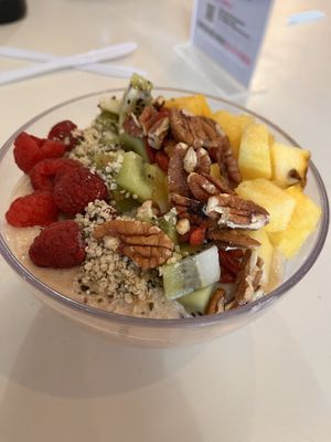 Vegan breakfast smoothie bowl  at Juicery Plus - E Main St in El Paso