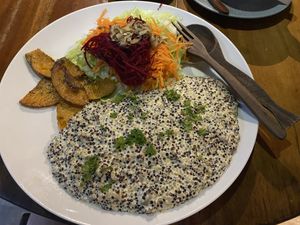 Quinoa Risotto!  at Flowers & Fire in 