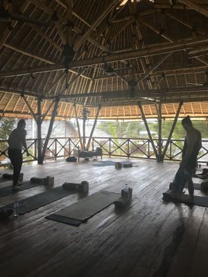 Yoga at Flowers & Fire in 