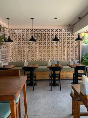 seating at The Common in Canggu