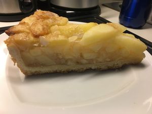 Apple cake (vegan) at Coffee Fellows - Alexanderplatz in Berlin