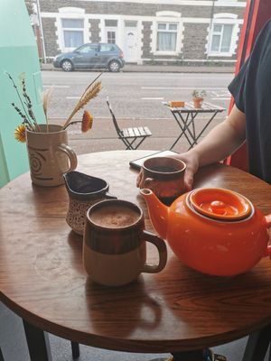 Great hot drink selection at Wild Thing in Cardiff