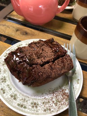 Beetroot chocolate cake at Wild Thing in Cardiff
