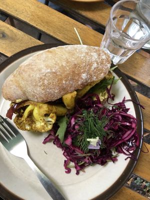Superb ciabatta at Wild Thing in Cardiff