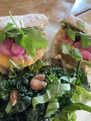 The miso squash sarnie  at Wild Thing in Cardiff