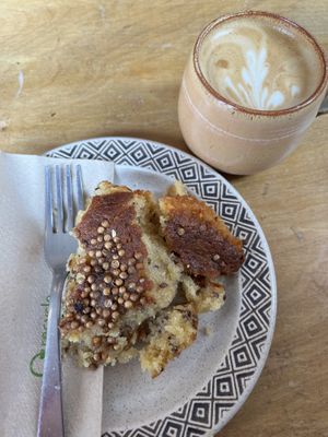 Lemon and poppy seed cake  at Wild Thing in Cardiff