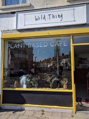Outside at Wild Thing in Cardiff