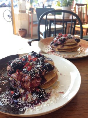 Best pancakes ever! at Wild Thing in Cardiff