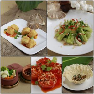 vegan food at Phuc An in Da Nang