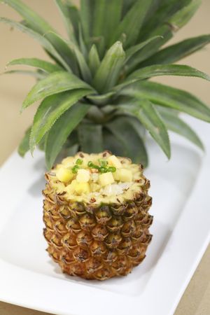 pineapple fried rice at Phuc An in Da Nang