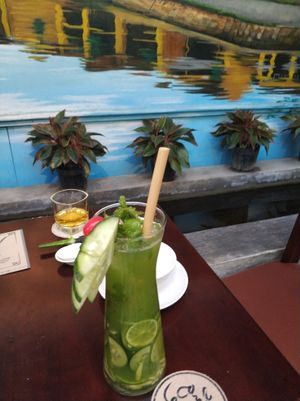 A bamboo straw was a great addition . at Phuc An in Da Nang